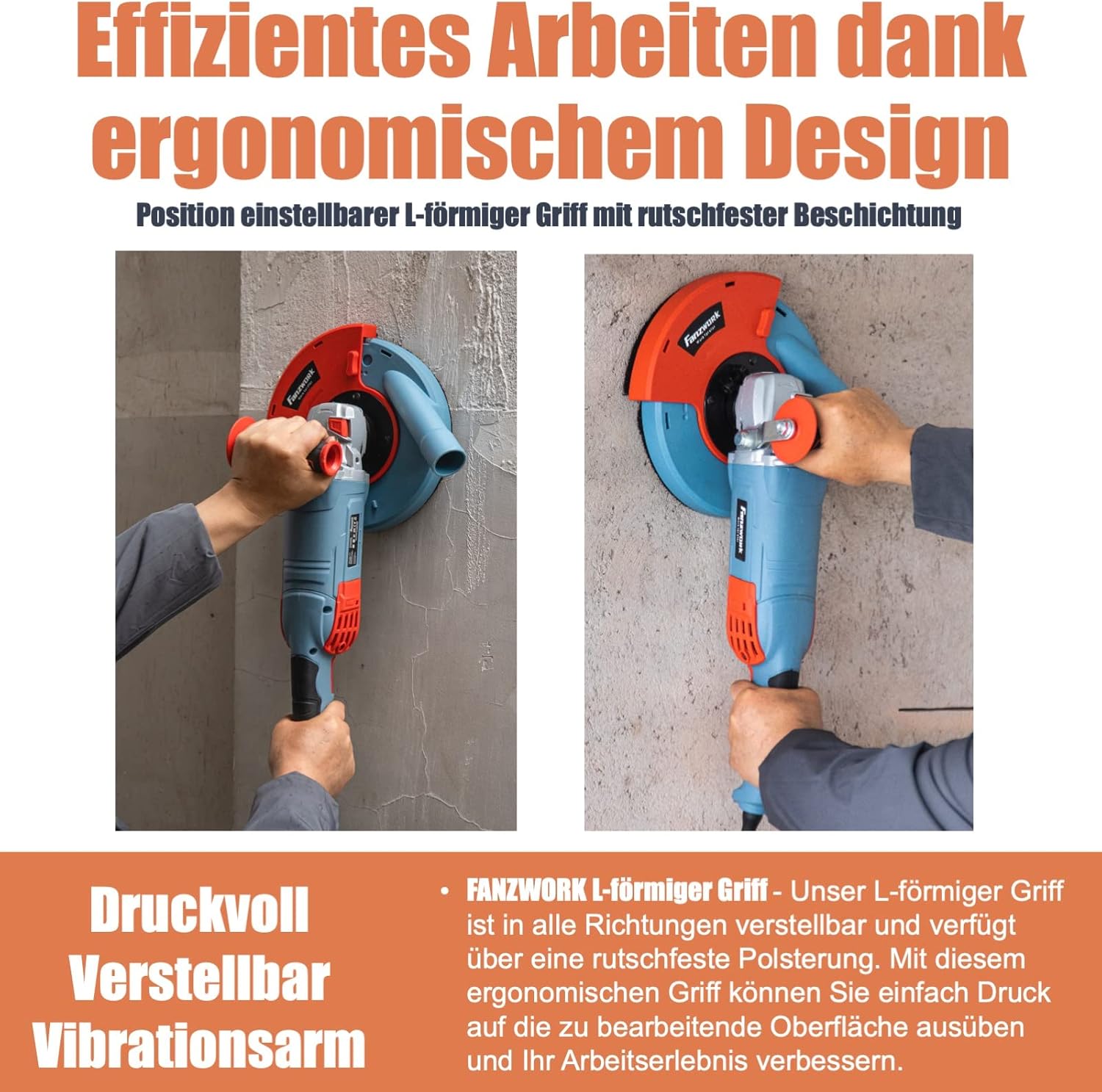 Betonschleifer, Estrichschleifer, Bodenschleifer